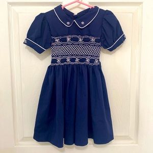Beautiful hand-smoked girl dress (12/18Months)